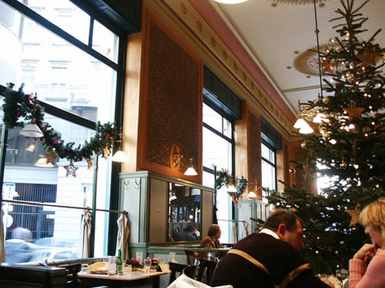Caf&eacute; de Budapest en Navidad
